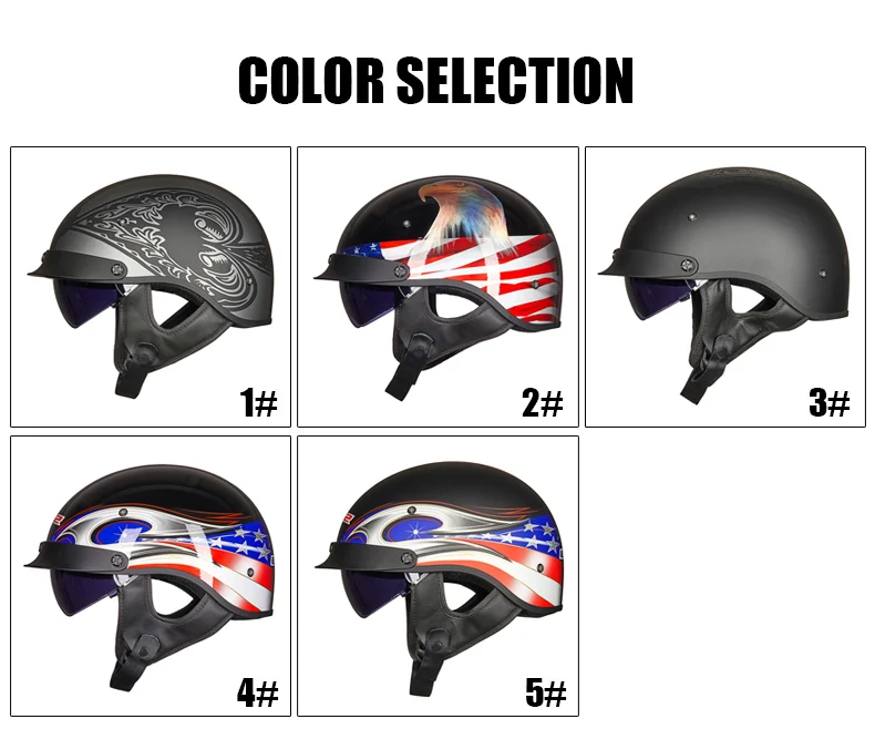 LS2 OF526 мотоциклетный шлем с открытым лицом ретро для мужчин и женщин винтажный