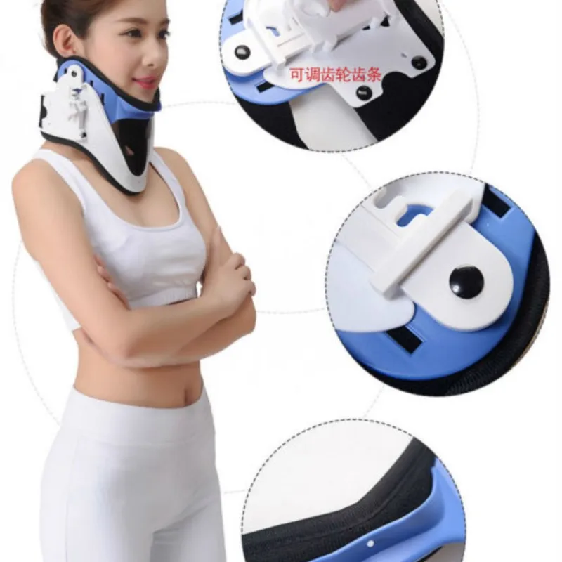 Adjustable cervical clamp holder massager neck massage pillow body collar family guard | Красота и здоровье