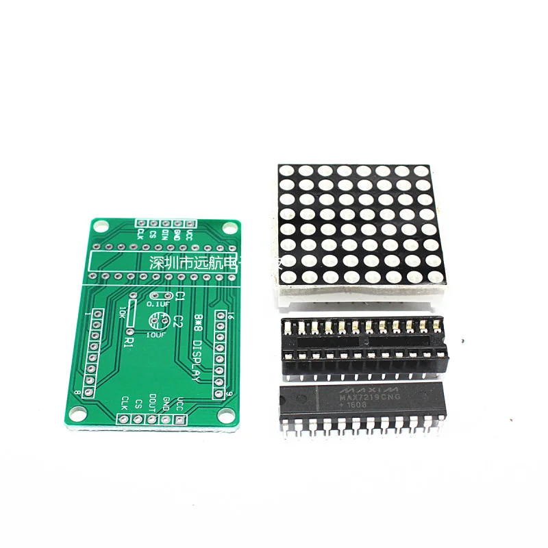 

New Max7219 Dot Matrix Module Display Module Diy Kit Module Single Chip Microcomputer Control Module