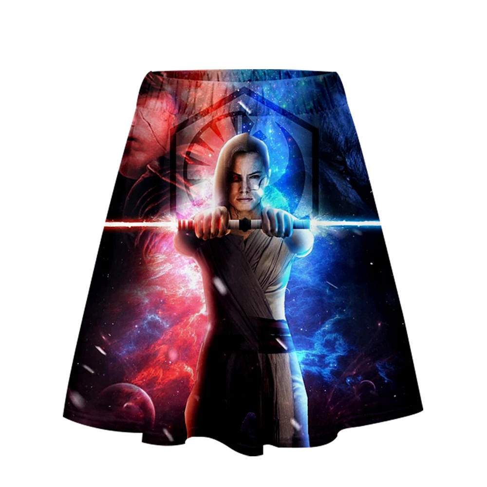 Star war/одежда с 3D принтом skywalker, повседневная женская юбка, летняя удобная юбка, топы, крутые женские юбки, Лидер продаж