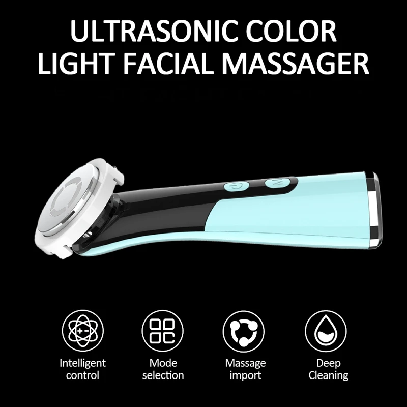 

AD-Sonic Vibration Ion Led Photon Anti Aging Skin Rejuvenation Lifting Tighten Face Skin Ems Mesotherapy White