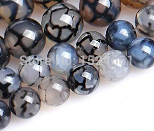 

Black and white dragon beads wholesale crystal beads 4/6/8/10/12mm * and semi round fashion*