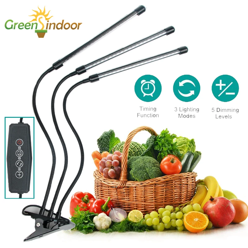 USB СВЕТОДИОДНЫЙ светильник для выращивания растений 30 Вт полный спектр лампа
