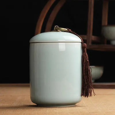 Jia-gui luo китайская керамическая чайная коробка ruyao kiln очень настойна. Каждый горшок имеет свою уникальную текстуру. В удивить - Цвет: 2