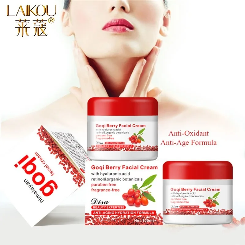 100 мл Годжи увлажняющий крем для лица ремонта против морщин анти старения deeping