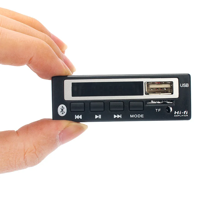 Автомобильный аудио USB TF FM радиомодуль беспроводной Bluetooth-совместимый 5В 12В MP3 WMA