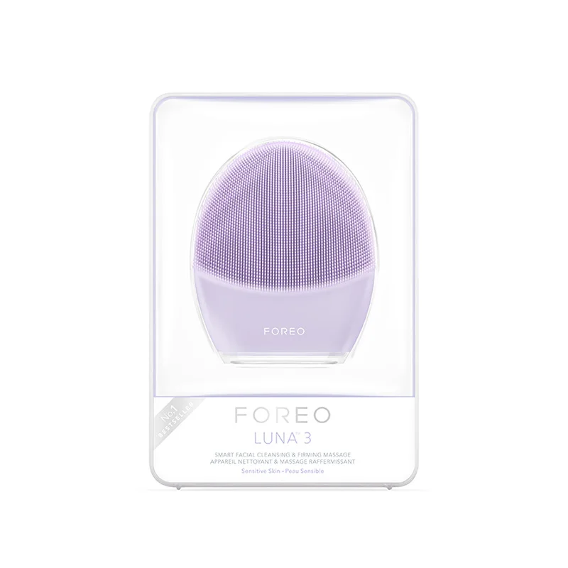 

FOREO LUNA 3 Original Cleanser Facial Devices, App Support, Sensitive Skin Care Beauty, Silicone Brush Cleansing Instrument