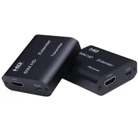 1 pair hdmi compatible to rj45 extension transmitter receiver adapter 4k hd 60m extender over ethernet cat 5e6 for ps4 hdtv pc
