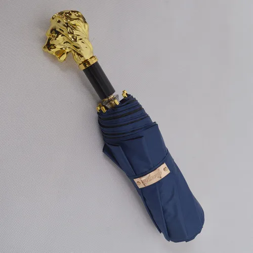 

Роскошный зонт в стиле ретро с головой леопарда