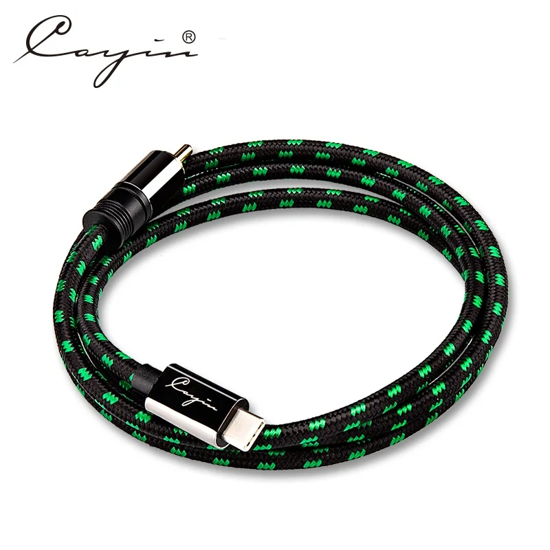 Новый Магнитный кабель Cayin для портативного плеера cayin i5, коаксиальный кабель типа C для RCA, специально разработанный для Cayin DAPs Новый Магнитный кабель Cayin для портативного плеера cayin i5, коаксиальный кабель типа C для RCA, специально разработанный для Cayin DAPs