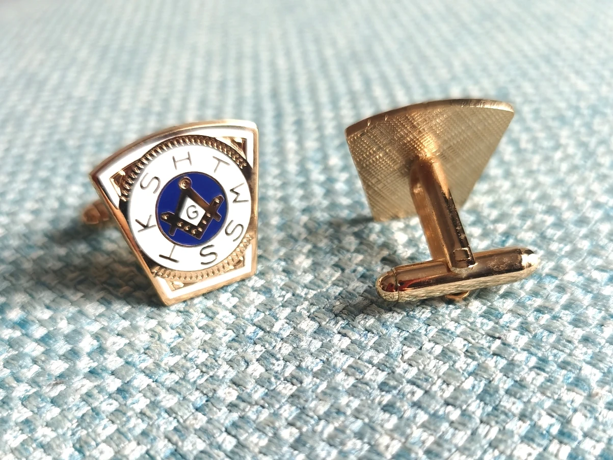 Wholesale Holy Royal Arch Freemason Masonic Cufflinks for Men's T-shirt Freemasonary the Lodge | Дом и сад