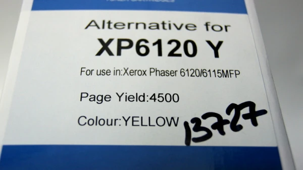 Картридж желтый 113R00694 | 113R00690 для Xerox Phaser 6120/ 6115MFP совместимый Компьютеры и офис