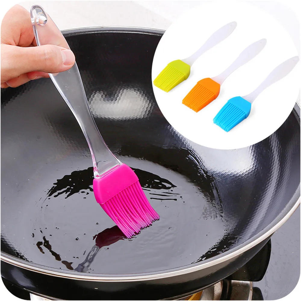 

Silicone Basting Pastry Brush Barbecue Oil Brushes Bakeware Bread Cook Brushes BBQ Brush Food-Grade DIY Kitchen Baking Tool