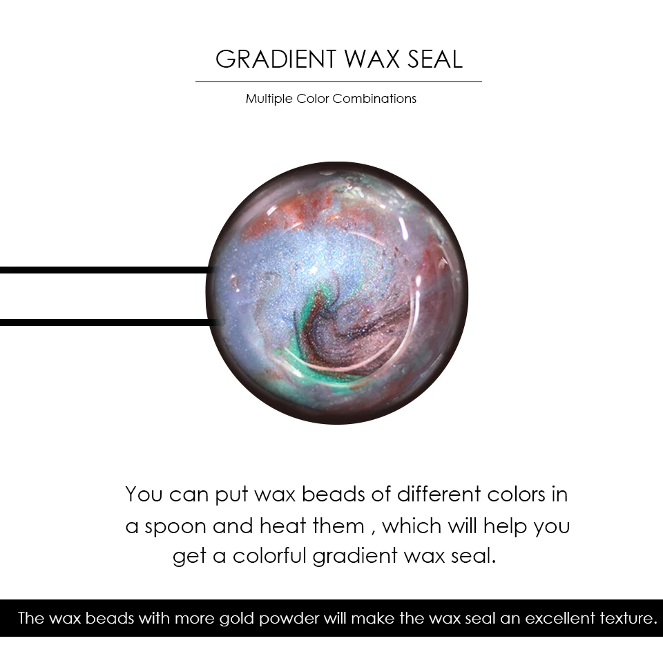 Штамп для восковой печати 70 шт. цвет в ассортименте | Дом и сад