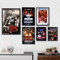 mike tyson boxing poster and print canvas paintings picture on the wall new vintage style wall paintings for bedrooms quadro