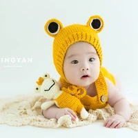 crochet outfits romper with toy for newborn photography props baby photo shoot accessories flokati fotografia studio photoshoot