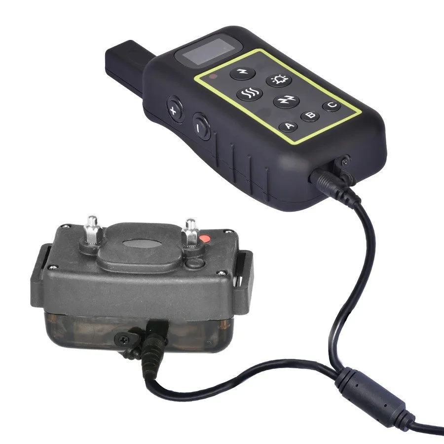 

online shopping india electric shock dog collars waterproof 2000m remote control pet training collars with led highlight