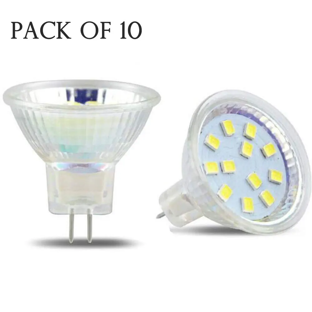 Светодиодные лампы MR11 GU4, двухконтактное основание G4, 12 В переменного тока, 24 В, 3 Вт (30 Вт, галогенная светильник па), яркий прожсветильник для ... от AliExpress WW