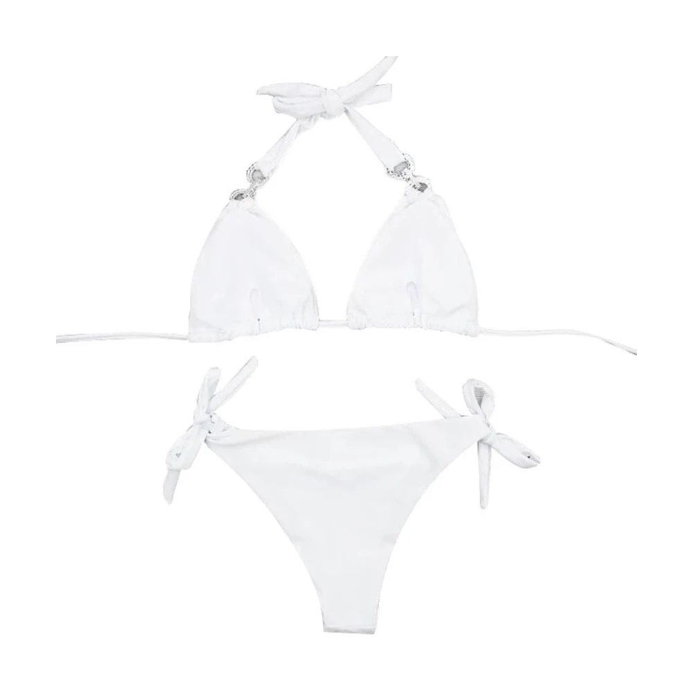 

Two Piece Bikini Set Sexy Bikinis Women Rhinestone Swimsuit Sexy Brazilian Swimwear Beach Wear Swimming Bathing Suit