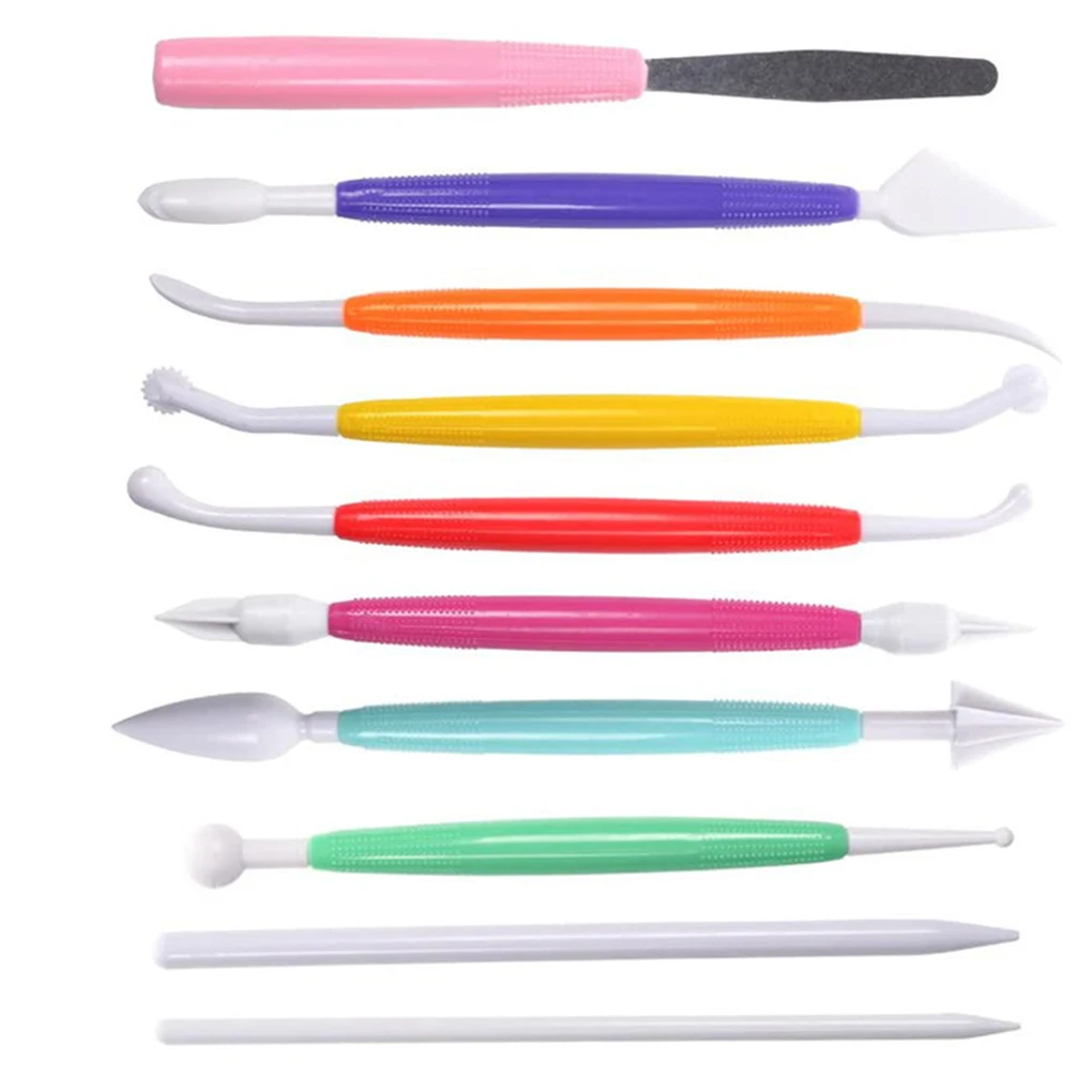 

Fondant Cake Decorating Modelling Tools 16 Patterns Carving Flower Craft Clay Modeling Baking Accessories Set