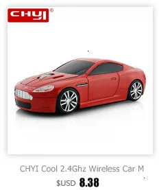 CHYI Cool 2,4 Ghz Автомобильная беспроводная мышь USB 1600 dpi оптическая мини 3D мышь компьютерная мышь для детей ноутбук ПК