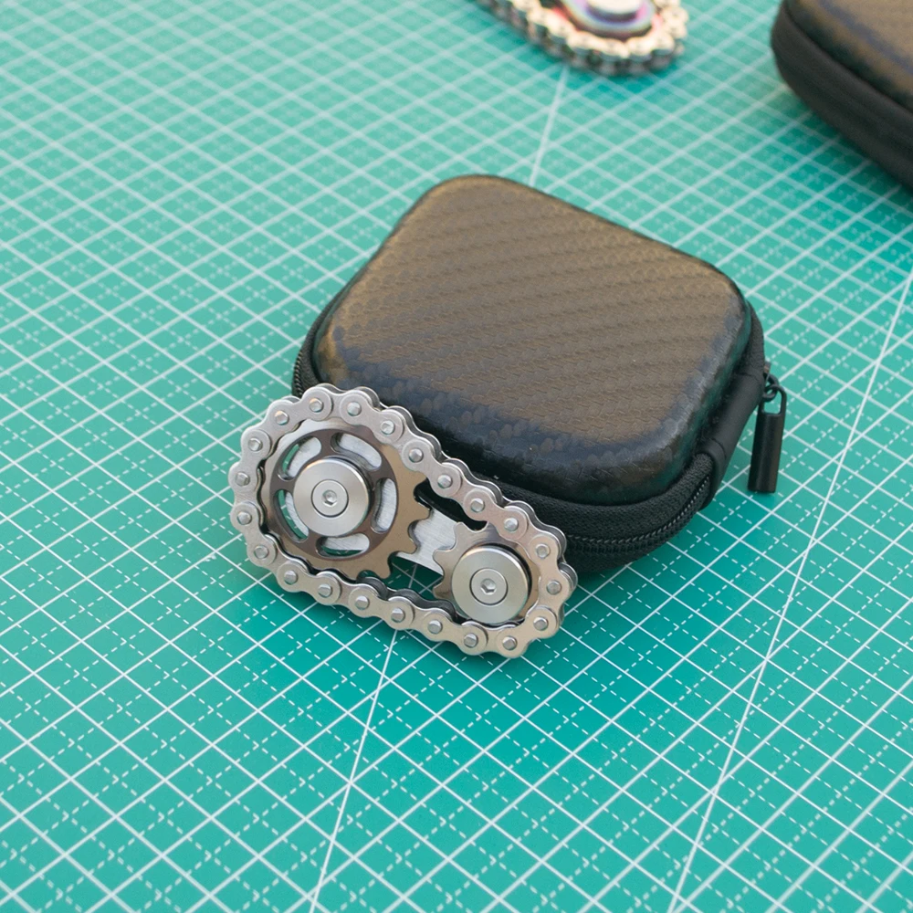 

Hot Sale Stainless Sprockets&Gears Spinner Fidget Gyro Spinning Top Steel Stress Relief Toys In China Cheap