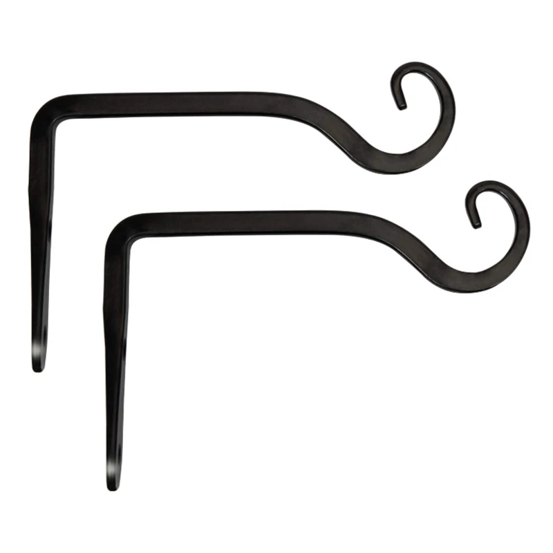 Простые настенные крючки из кованого железа гнущиеся для одежды корзин s