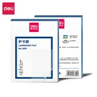 Пленка для ламинирования Deli 100, 3809 листов в упаковке, размер 70, размер 95x135 мм, ПЭТ пленка для ламинирования пакетов для фотодокументов