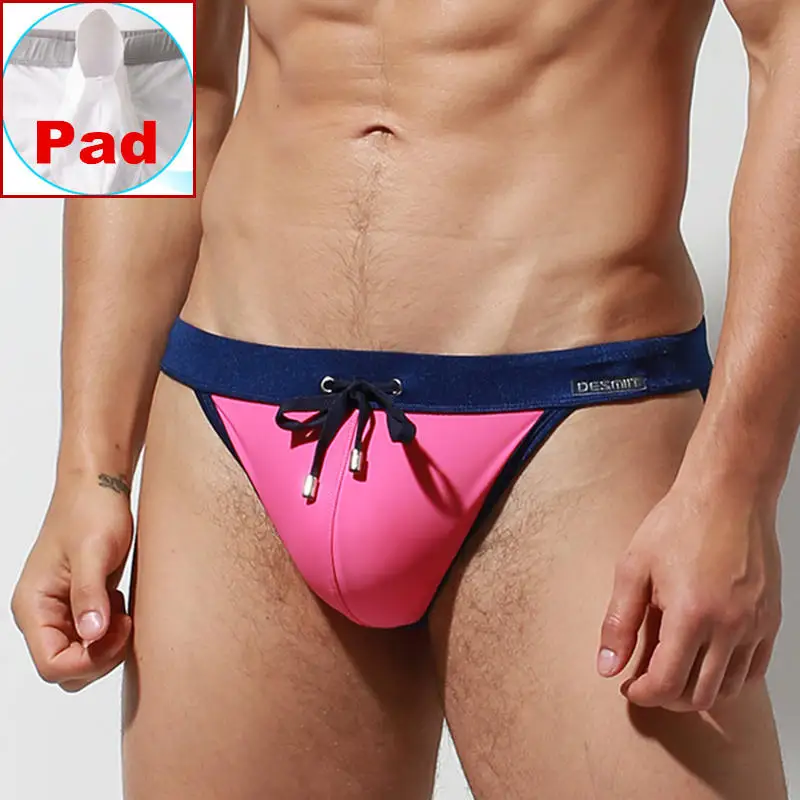 Новинка 2019 брифы сексуальные мужские плавки купальник пуш ап для геев бикини