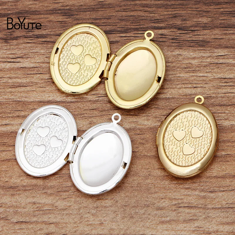 BoYuTe 10 шт Diy Ювелирный медальон 19*25*5 мм винтажная Античная бронзовая Щетка