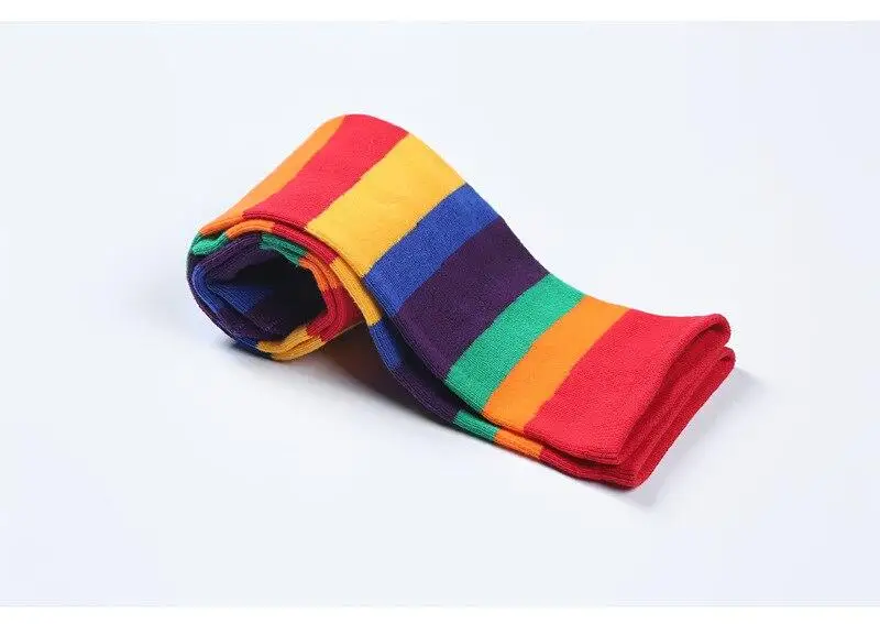 

Girl Boy Colorful Socks Toddlers Girls Candy Color Striped Sock Baby Knee High Socks Kids Socks for Children Girls Long Socks