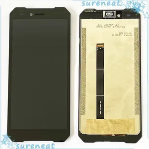 black for oukitel wp3 lcd display touch screen digitizer sensor panel assembly replacement parts mobile phone accessories free global shipping