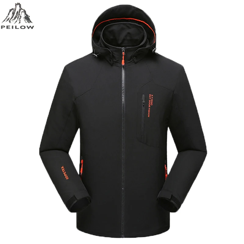Peilow большой Для мужчин размер 6XL, 7XL, 8XL Акула кожи Военная Униформа куртка Для мужчин Soft Shell Waterpoof камуфляж одежда Тактический с капюшоном куртки мужской пальто