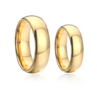Обручальное кольцо из 100% золотого карбида вольфрама, обручальные кольца для мужчин и женщин 2468 мм
