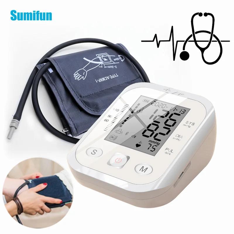 

Автоматический монитор артериального давления на руку BP приборы для измерения кровяного давления с доставкой в течение 3-Цвет ЖК-дисплей Ди...