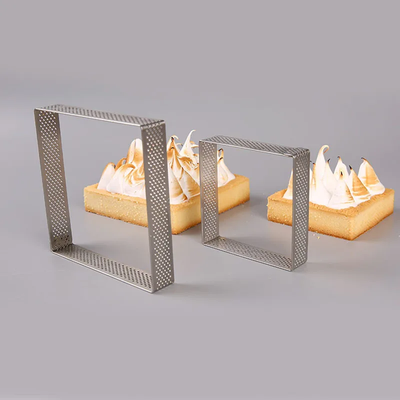 Квадратные прямоугольные формы из нержавеющей стали для изготовления тортов