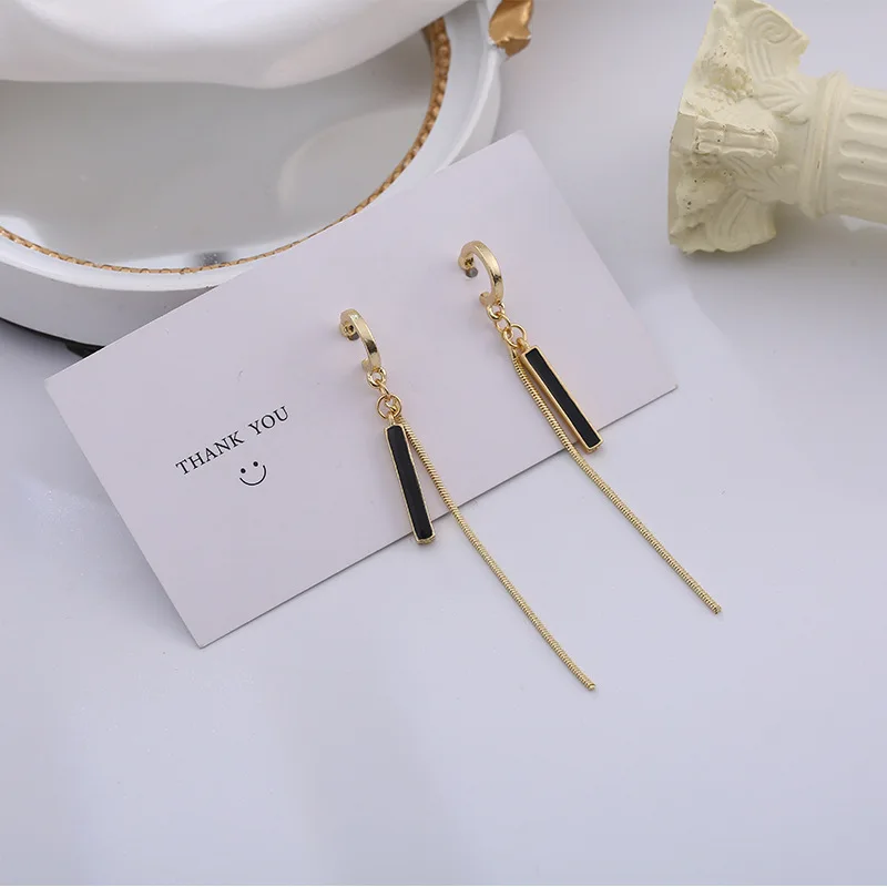 

Minimalist Long Tassel Drop Earrings for Women 2020 New Fashion Temperament Elegant Exquisite Trend Fashion Earrings Pendientes