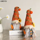 AGMSYEU Рождественское украшение фестиваль сбора урожая абстрактный Санта Тыква Подсолнух без лица кукла Декор окно настольная мебель