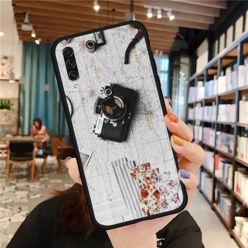 

World Map Travel Phone Case coque funda cover For Samsung Galaxy A note S 9 10 40 50 71 30 21 s 20 E j4 plus M21 51