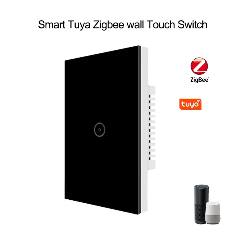 Умный выключатель Zigbee 3 0 US 1 2 Gang беспроводной настенный сенсорный таймер с
