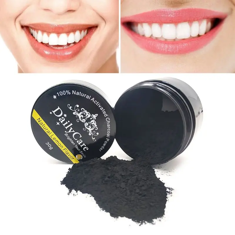 30 г отбеливание зубов Уход за полостью рта древесный уголь порошок натуральный