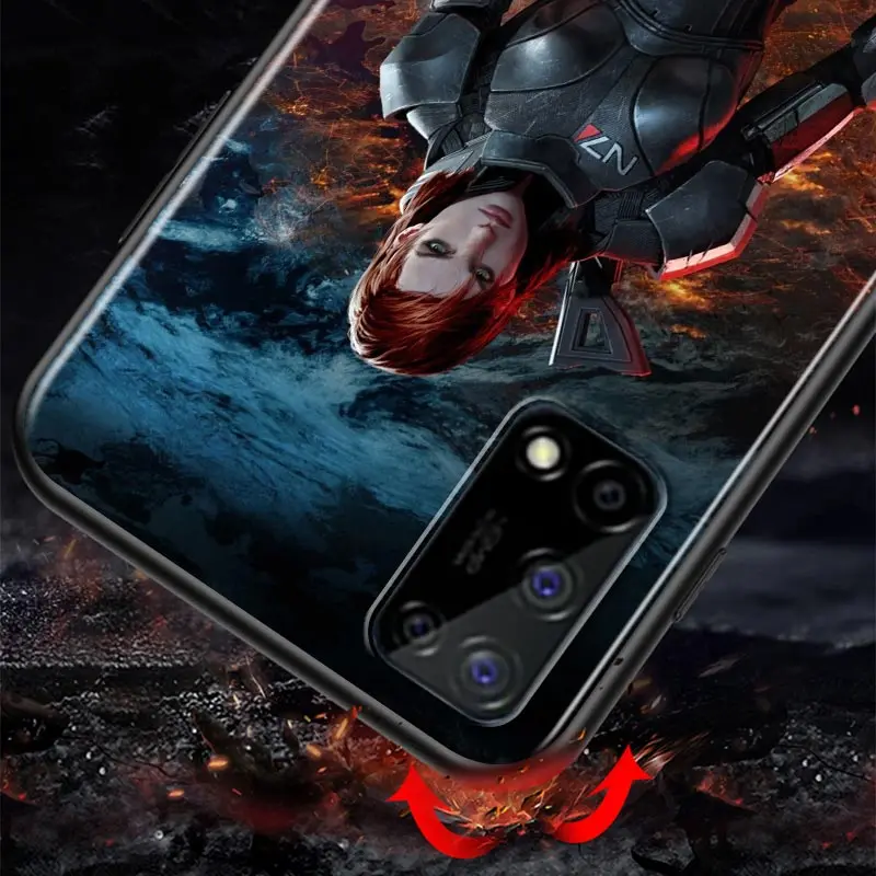 N7 Mass Effect для OPPO Realme C17 C12 7i 8i Q3 8 C15 Narzo 20 30 A 7 6 5 2 C11 C3 Pro Funda Capa Black чехол телефона |