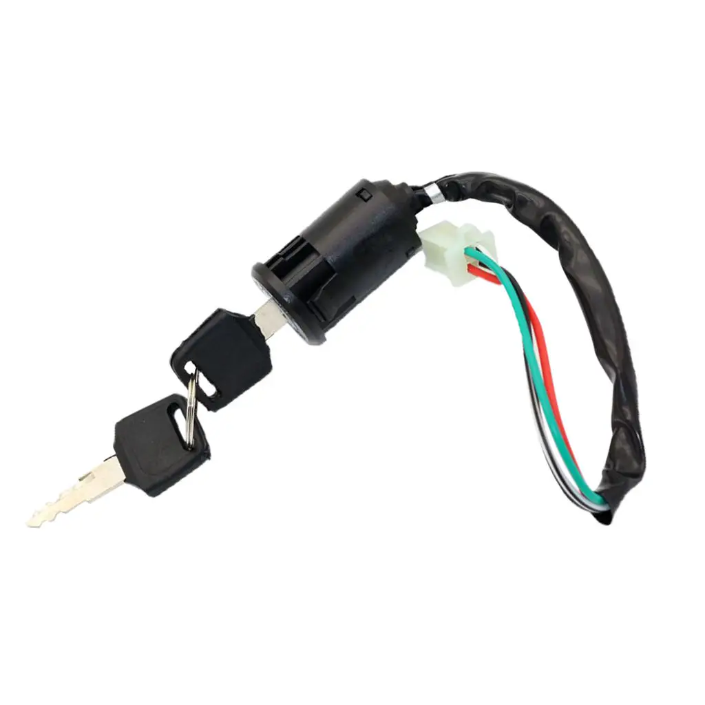 

Black Ignition Lock Ignition Switch Key Fit For 50/110/125/250cc PIT Quad Dirt Bike ATV