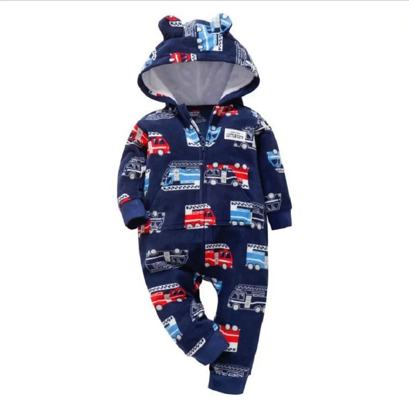 Осень-зима 2020 детская одежда комбинезон для новорожденных мальчиков и девочек с