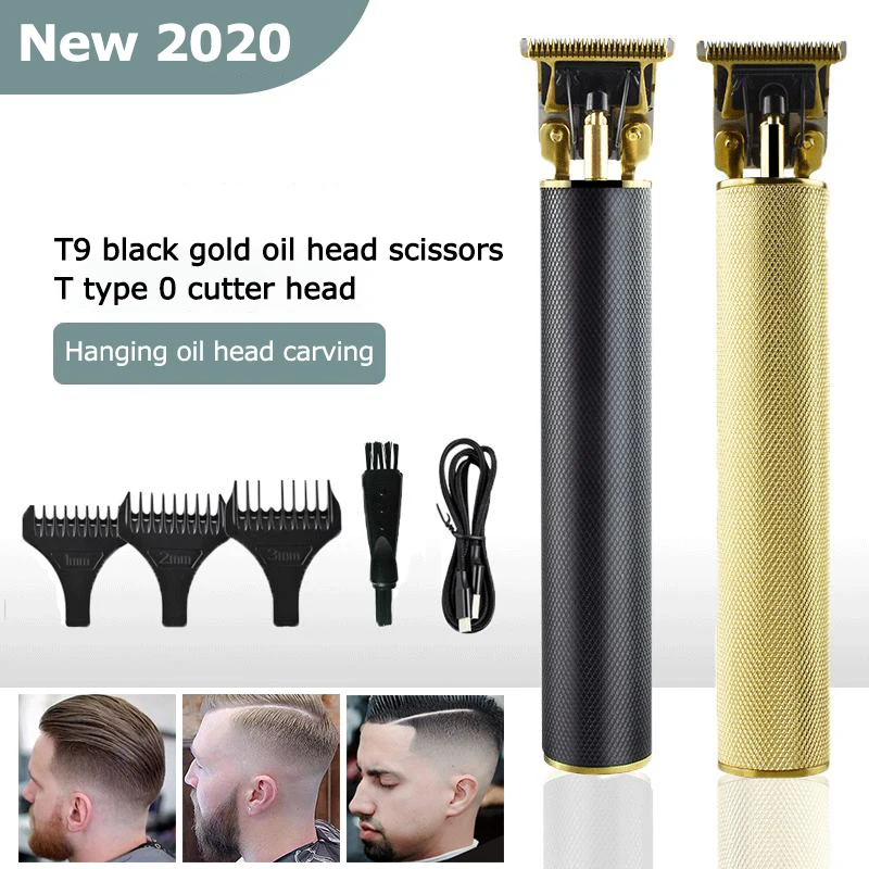 Триммер для волос Профессиональный 0 мм аккумуляторная машинка стрижки