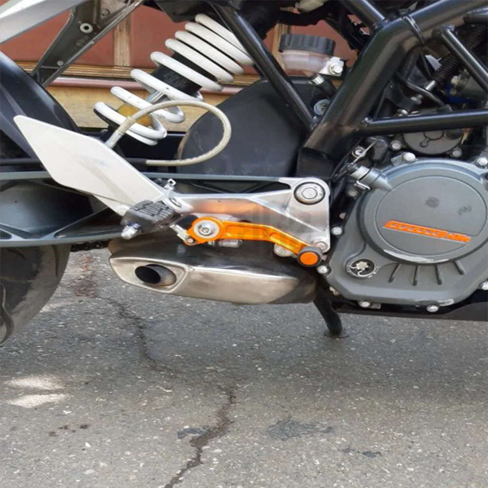 Пара для мотоцикла KTM Duke 390 2013 2014 2015 2016 125 200 CNC алюминиевый ножной рычаг тормоза