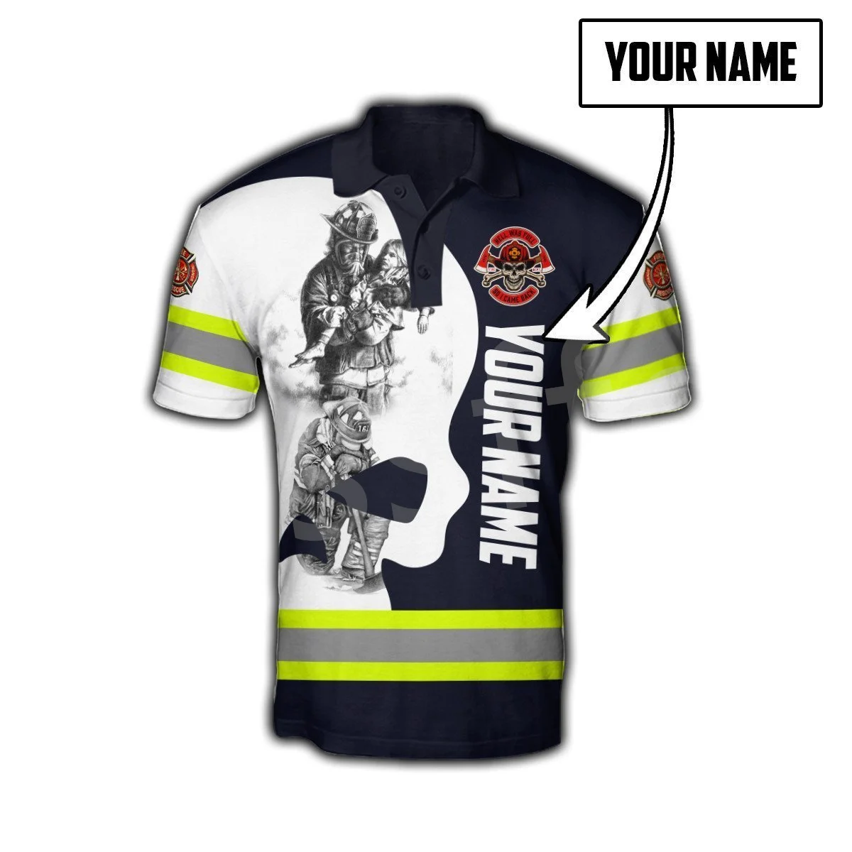 

Новый модный костюм пожарного tessвам Harajuku 3DPrint для мужчин и женщин летние повседневные Забавные Рубашки Поло футболка с коротким рукавом A2