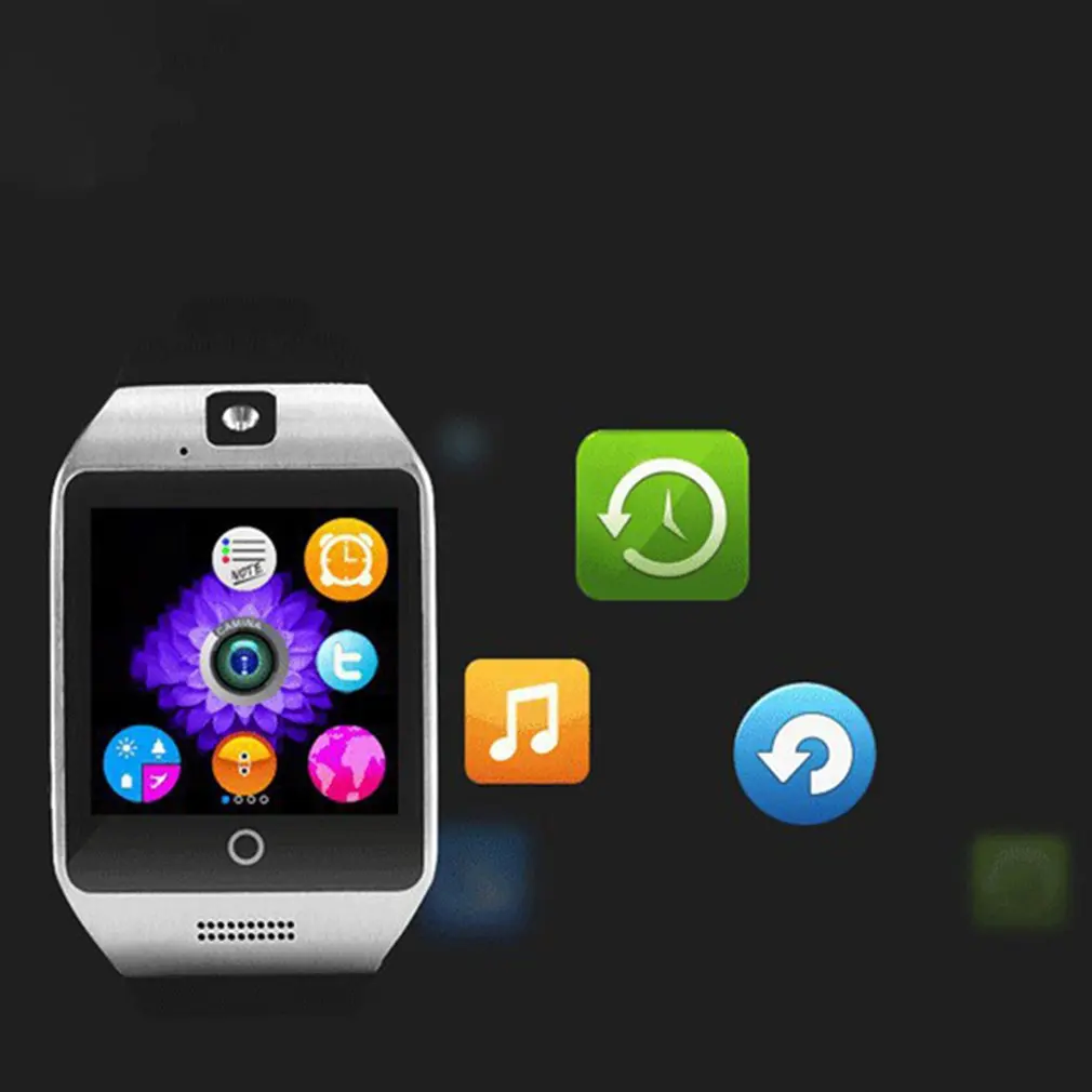 Умные часы с сенсорным экраном Камера наручные со слотом для Sim карты шагомер