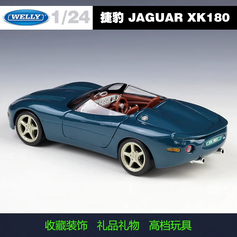 Модель автомобиля Welly 1:24 Jaguar XK180 Roadster из сплава литой и игрушечный автомобиль