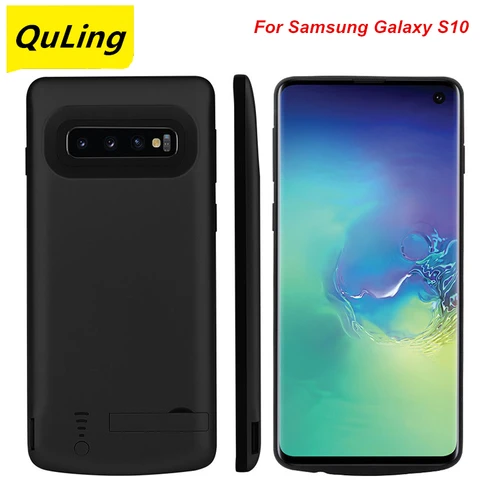 QuLing 6000 мАч для Samsung Galaxy S10 чехол для аккумулятора S10 зарядное устройство для аккумулятора чехол для Samsung Galaxy S10 чехол для аккумулятора